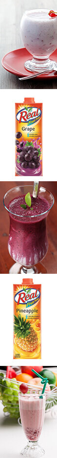 Pineapple & Grape Juice Mocktail Recipe